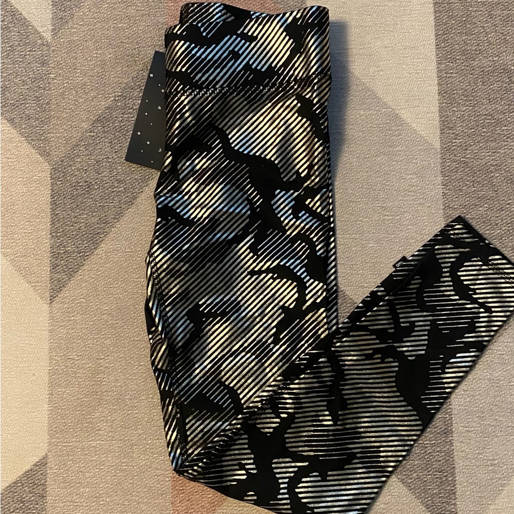 TEREZ Lt Gold Camo Foil Leggings